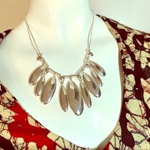 Silver “spoon” and sparkles Kenneth Cole necklace